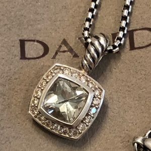 David Yurman Petite Albion Necklace in Prasiolite